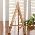 Natural A-Frame Wood Display Easel