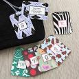 Women's Personalized Luggage Tag Set