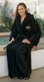 Terry Velour Hooded Robe