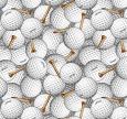 Golf Balls Fleece Throw Blanket