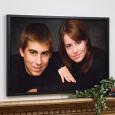 Personalized Photo Canvas Print - 24 x 36 Framed Canvas Art