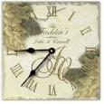 Personalized Grape Marble Clock with Stand
