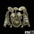 Pewter Drumset Pin