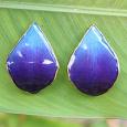 Chiang Mai Sky Orchid Earrings