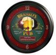 Personalized 16" Beer Mug Bar Clock