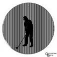 Golfer Animated Suncatcher