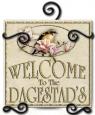 Personalized Spring Bird Ceramic Address / Welcome Plaque with Iron Holder