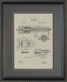 Gatling Gun Patent Framed Art - 11x14