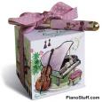 Piano Cube Notepad with Pen