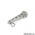 Small Microphone Charm