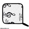 Treble in the Kitchen Pot Holder