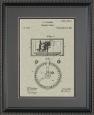 Stock Ticker Patent Framed Art - 11x14