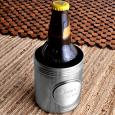 Personalized Koozie with Pewter Medallion