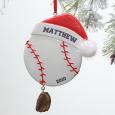 Personalized Baseball Christmas Ornament