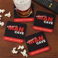 Personalized Drink Coaster Set - Man Cave