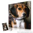 Personalized Gifts for Pet Lovers -Fun canvas portraits from your pet photos 16" x 20"