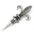 Pewter Fleur de Lis Wine Bottle Stopper