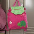Personalized Turtle Backpack for Girls
