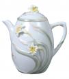 Lily Flower Porcelain Teapot