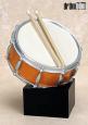Gold Snare Drum Sculpture