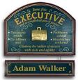Executive Hanging Sign - Personalized