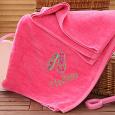 Beach Fun Personalized Pink Beach Towels