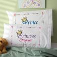 Personalized Kids Pillowcase - Junior Royalty Design