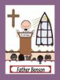 Personalized Priest Cartoon
