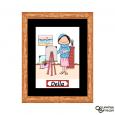 Artist Cartoon Print - Personalized