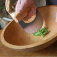 Mezzaluna and 12" Chopping Bowl