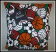 Personalized Autograph Pillow Sports Design