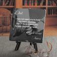 Hold Me In Your Heart Personalized Plaque For Dad