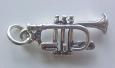 Silver Trumpet  Charm
