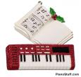 Keyboard Christmas Ornament