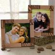 Romantic Because of You 8x10 Wood Personalized Picture Frame