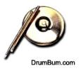 Cymbal & Drumsticks Pin