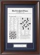 Will Shortz Signed Framed New York Times Crossword