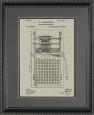 Calculator Patent Framed Art - 11x14