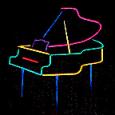 Embroidered Piano T-shirt