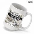 Father's Day Headline Mug - Personalized