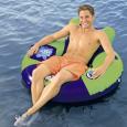 Lazy Dayz Inner Tube Float with Cooler and Cupholder