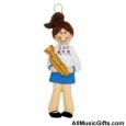 Girl with Trumpet Ornament