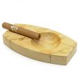 Natural Marble Dual Cigar Ashtray
