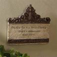 Personalized Wall Plaques - Peace To All Who Enter