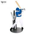 Baseball Player Pen Holder