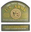 Army Hanging Sign - Personalized