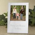 Engraved Silver Personalized Picture Frames