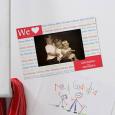 Magnet Personalized Picture Frame - Our Loving Hearts
