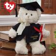 Personalized Bear with Graduation Gown and Cap