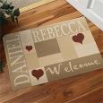 Personalized Doormats - Welcoming Hearts